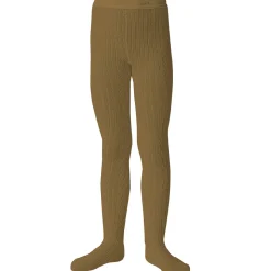 Louise Ribbed Tights in Biscuit by Collegien