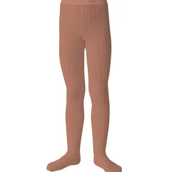 Louise Ribbed Tights in Bois De Rose by Collegien