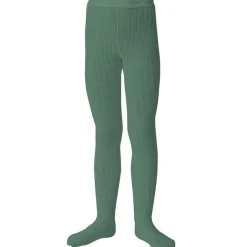 Louise Ribbed Tights in Celadon by Collegien