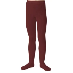 Louise Ribbed Tights in Châtaigne by Collegien