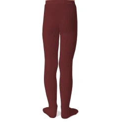 Louise Ribbed Tights in Châtaigne by Collegien