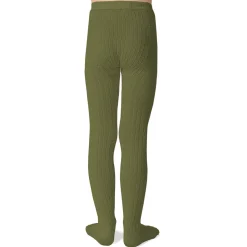 Louise Ribbed Tights in Olive Du Luberon by Collegien