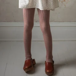 Louise Ribbed Tights in Praline by Collegien