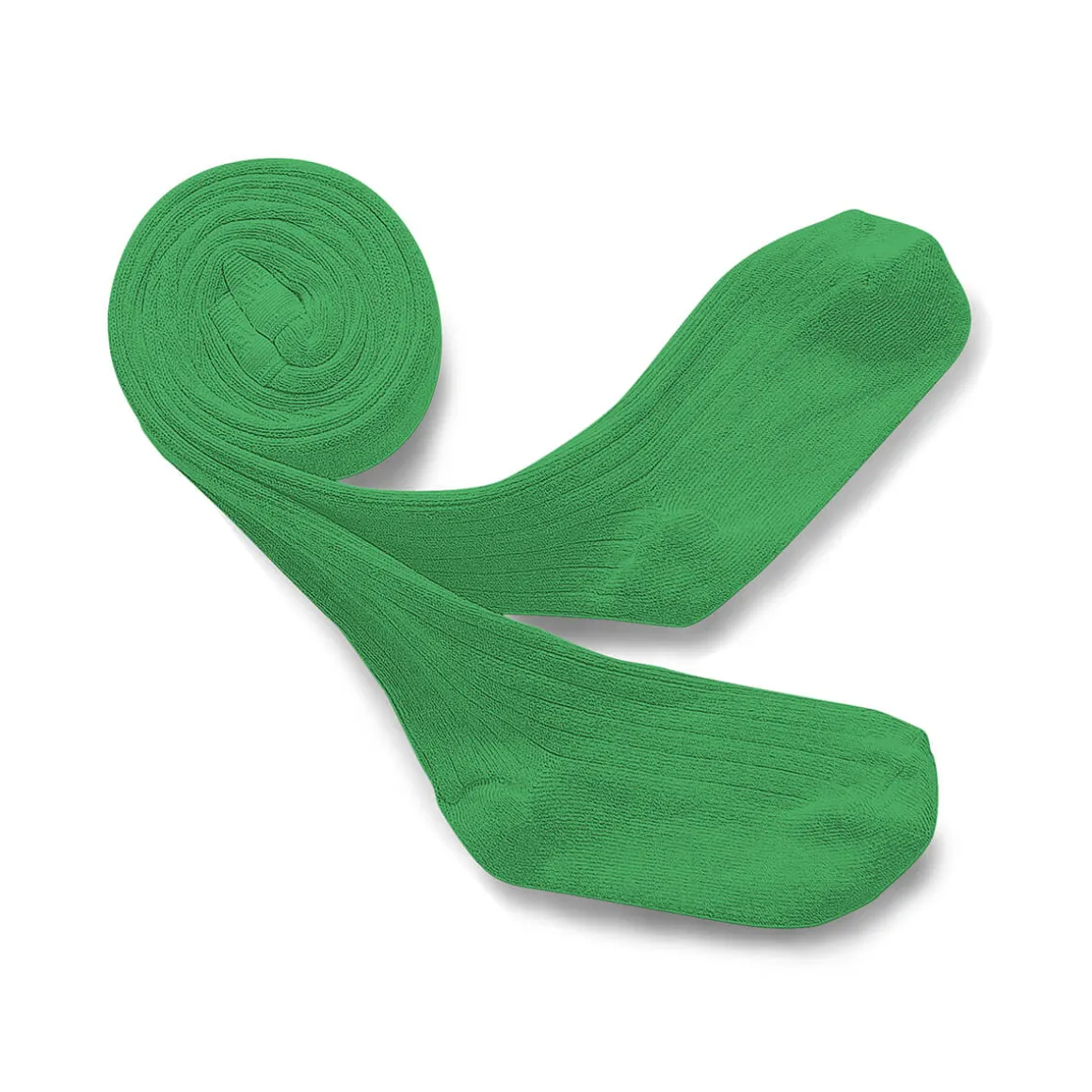 Louise Ribbed Tights in Vert Jackpot by Collegien