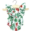 Lou Ruffle Romper (34cm Doll) in Trees Print by Minikane X Nathalie Lete