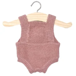 Lou Tricot Romper (34cm Doll) in Tea Rose by Minikane