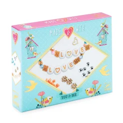 Love Letters You And Me Twin Bracelets Craft Kit by Djeco