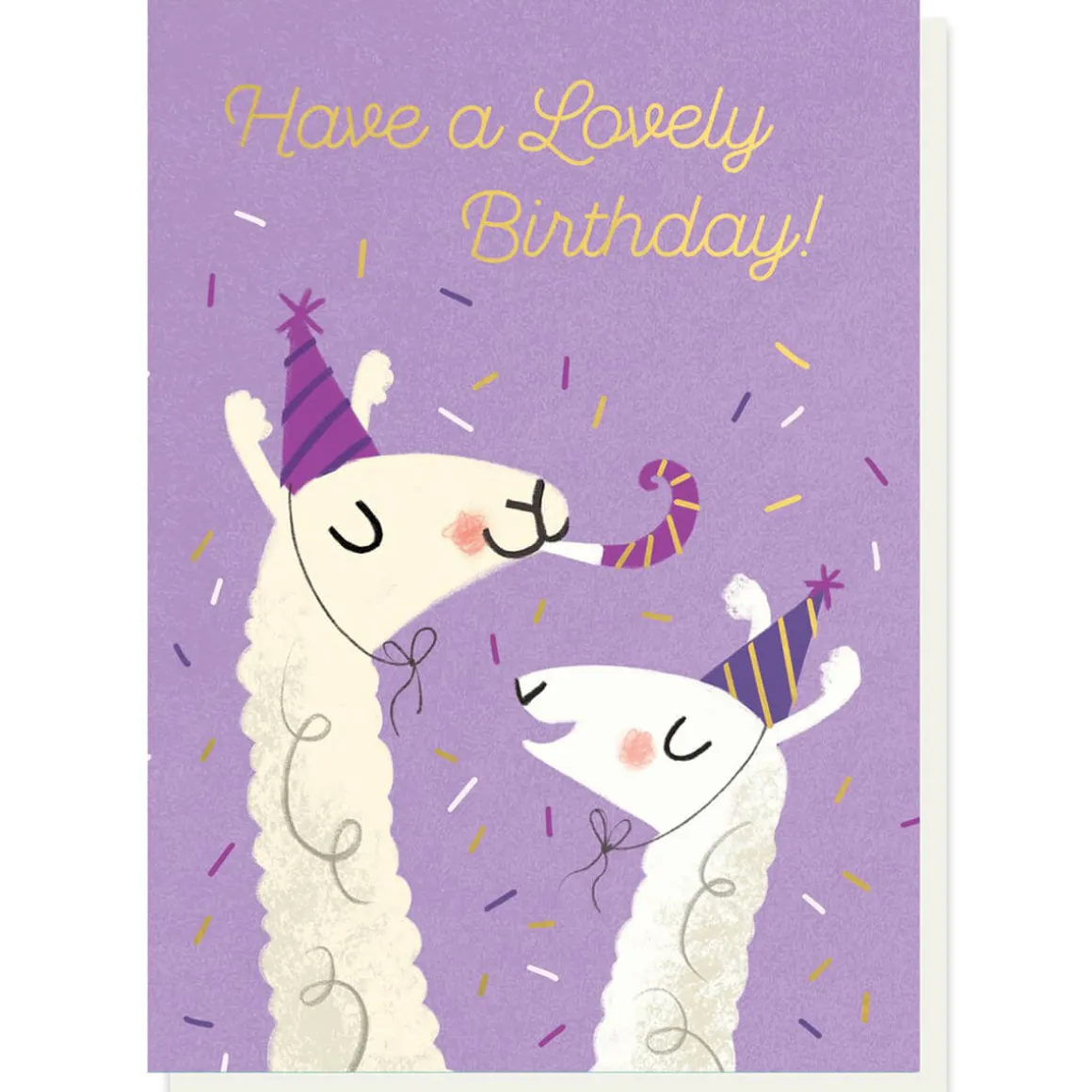 Lovely Llamas Birthday Greetings Card by Stormy Knight