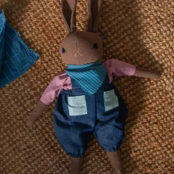 Luca Large Rabbit in Brown by Polka Dot Club