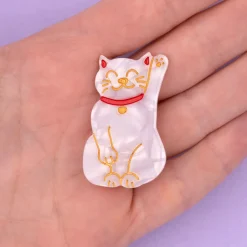 Lucky Cat Hair Clip by Coucou Suzette