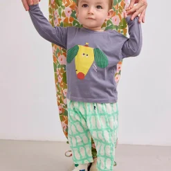 Lucky Fish All Over Woven Baby Pants by Bobo Choses