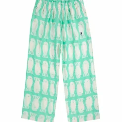 Lucky Fish All Over Woven Pants by Bobo Choses