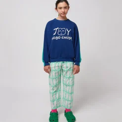 Lucky Fish All Over Woven Pants by Bobo Choses