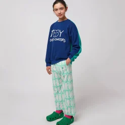 Lucky Fish All Over Woven Pants by Bobo Choses