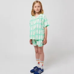 Lucky Fish All Over Woven Shorts by Bobo Choses