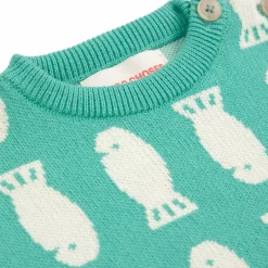 Lucky Fish Jacquard Baby Jumper by Bobo Choses