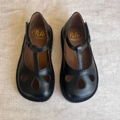 Lucy Cut Out Sandals in Black by PèPè