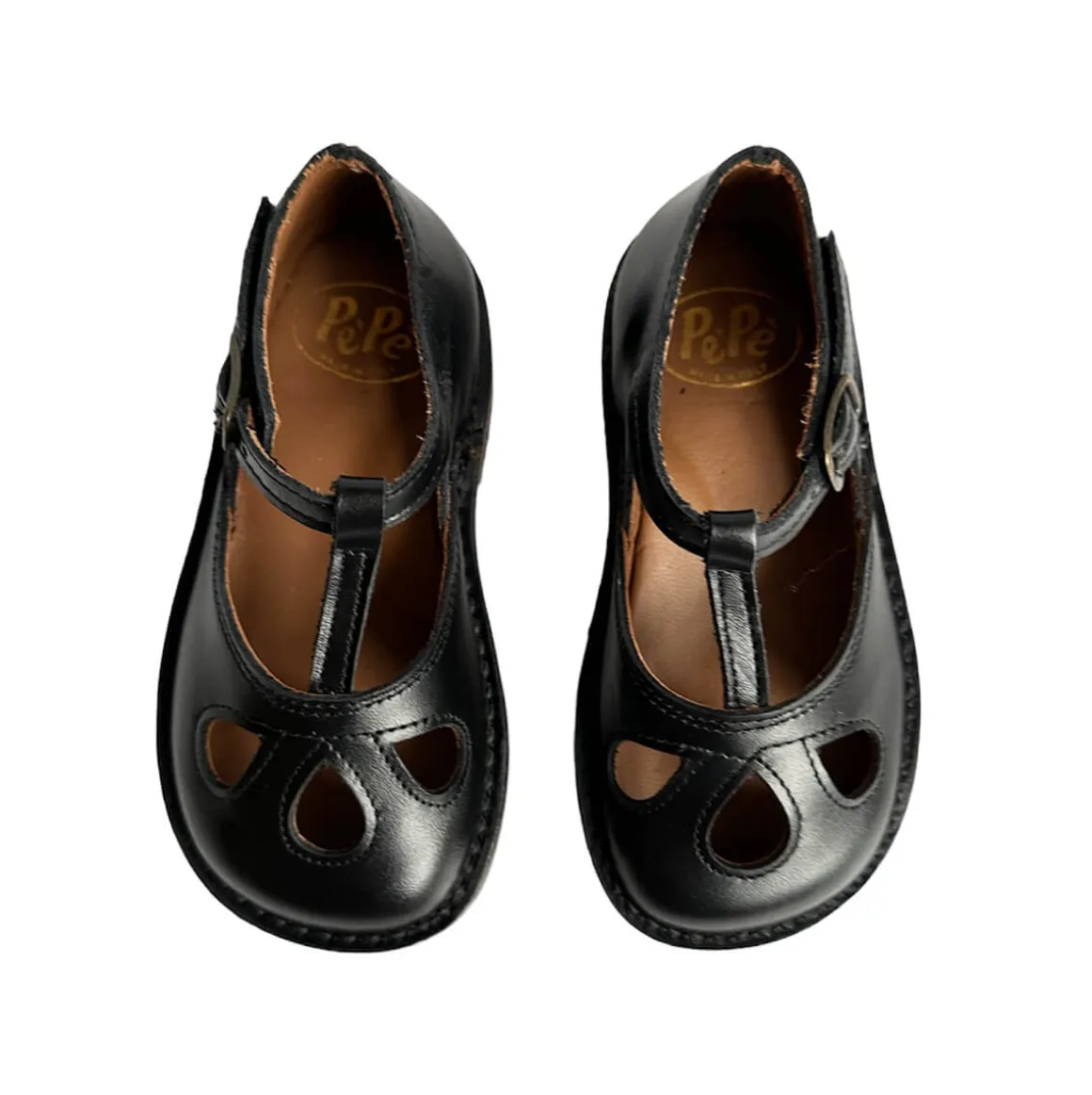 Lucy Cut Out Sandals in Black by PèPè