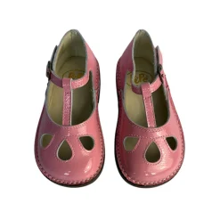 Lucy Cut Out Sandals in Bubblegum Pink Patent by PèPè