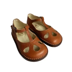 Lucy Cut Out Sandals in Kava Brown by PèPè