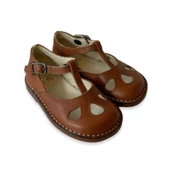 Lucy Cut Out Sandals in Kava Brown by PèPè
