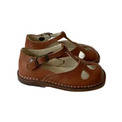 Lucy Cut Out Sandals in Kava Brown by PèPè