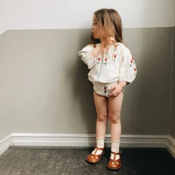 Lucy Cut Out Sandals in Kava Brown by PèPè
