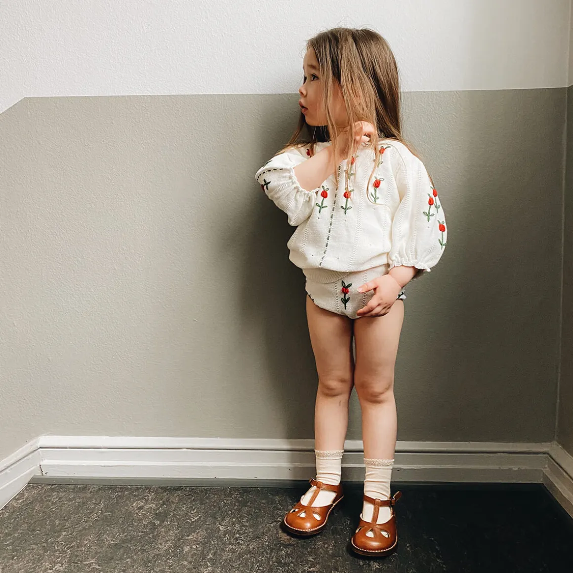 Lucy Cut Out Sandals in Kava Brown by PèPè
