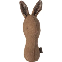 Lullaby Friends Bunny Rattle in Chocolate by Maileg