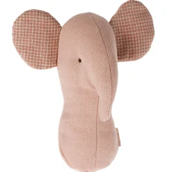 Lullaby Friends Elephant Rattle in Rose by Maileg