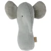 Lullaby Friends Elephant Rattle in Light Dusty Blue by Maileg