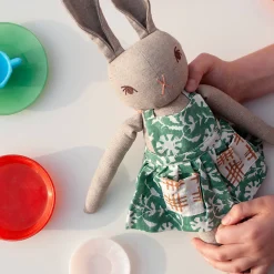 Lydia Medium Rabbit in Grey by Polka Dot Club