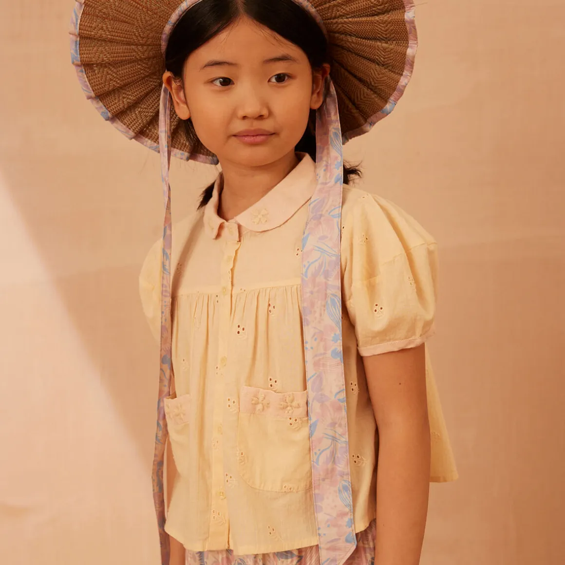 Mabel Blouse in Milk by Apolina