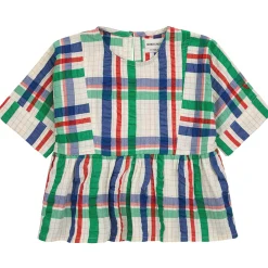 Madras Checks Woven Top by Bobo Choses