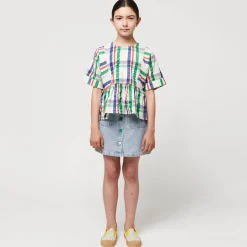 Madras Checks Woven Top by Bobo Choses