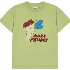 Make Friends T-Shirt in Light Green by Jelly Mallow