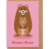 Mama Bear Greetings Card by Studio Boketto
