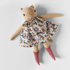 Maple Medium Cat in Straw by Polka Dot Club