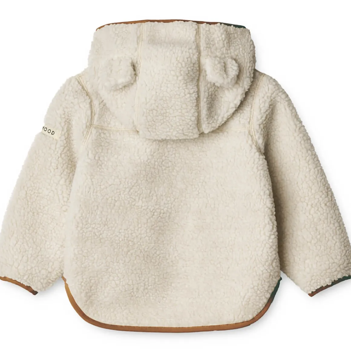 Mara Pile Jacket With Ears in Sandy / Golden Caramel Mix by Liewood - Last Ones In Stock - 2-4 Years