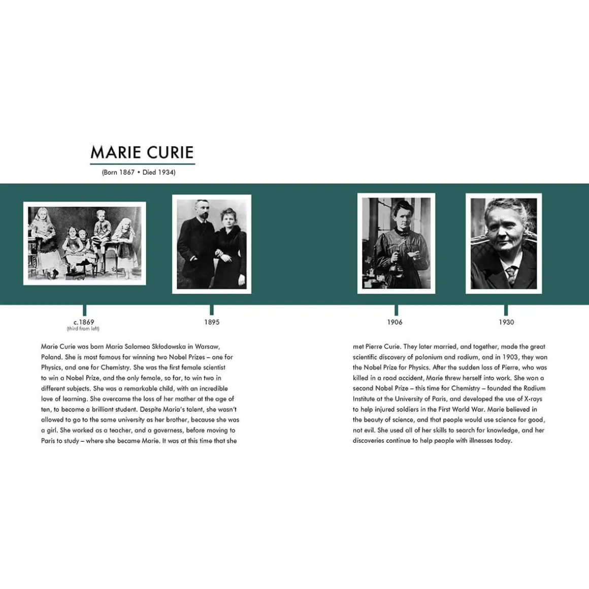 Marie Curie (Little People Big Dreams) by Maria Isabel Sanchez Vegara & Frau Isa