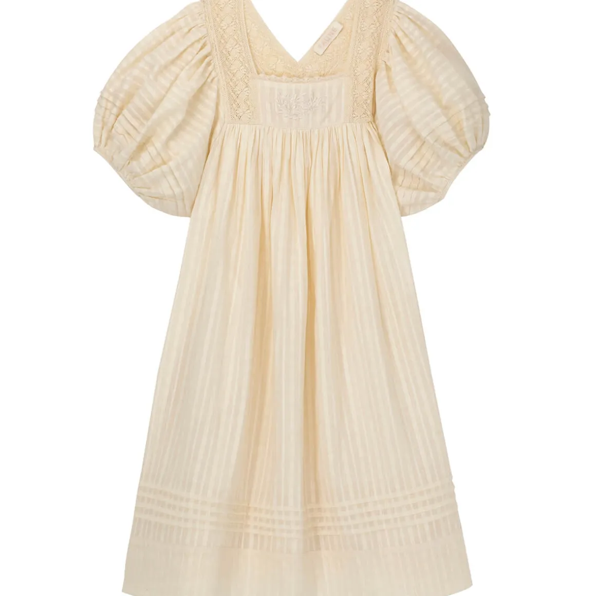 Marigold Dress in Buttermilk by Faune