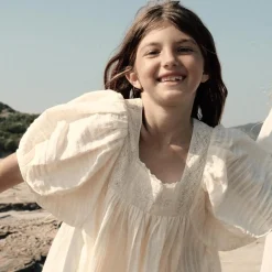 Marigold Dress in Buttermilk by Faune