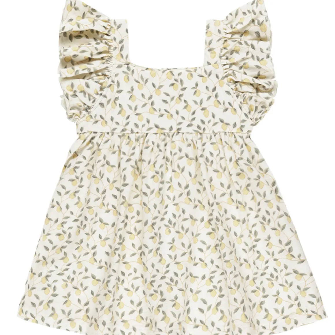 Mariposa Dress in Lemons by Rylee & Cru
