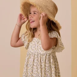 Mariposa Dress in Lemons by Rylee & Cru