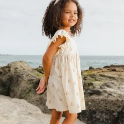 Mariposa Dress in Sailboats by Rylee & Cru