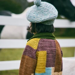 Marl Beret in Yonder And String Marl by Misha & Puff