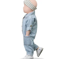 Massimo Overall in Denim by 1+ in the Family