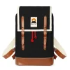 Matra Mini Leather Backpack in Black by YKRA