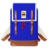 Matra Mini Leather Backpack in Blue by YKRA