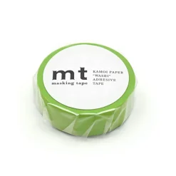 Matte Yellowgreen 15mm 1P Basic Washi Tape by MT Japan
